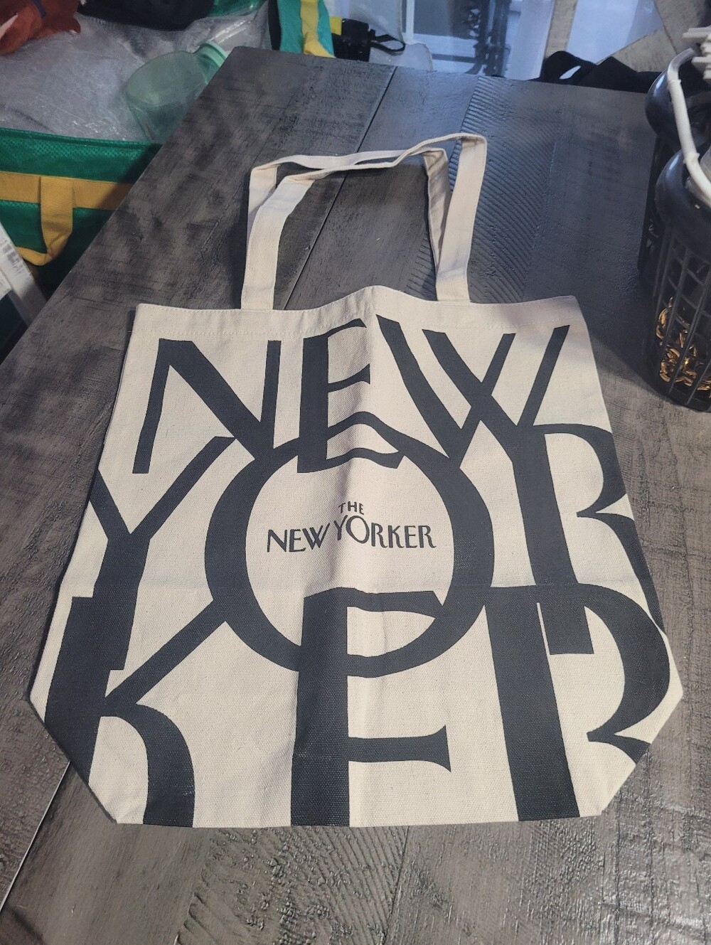New Yorker Magazine Canvas Tote